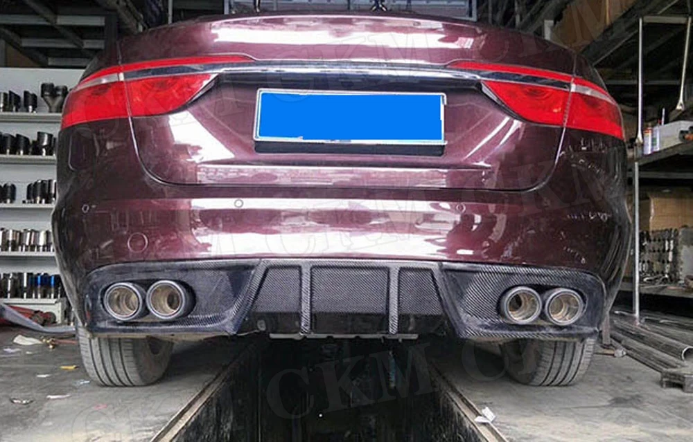 Для XE углеродного волокна задний бампер для губ Диффузор для Jaguar FRP автомобильный бампер