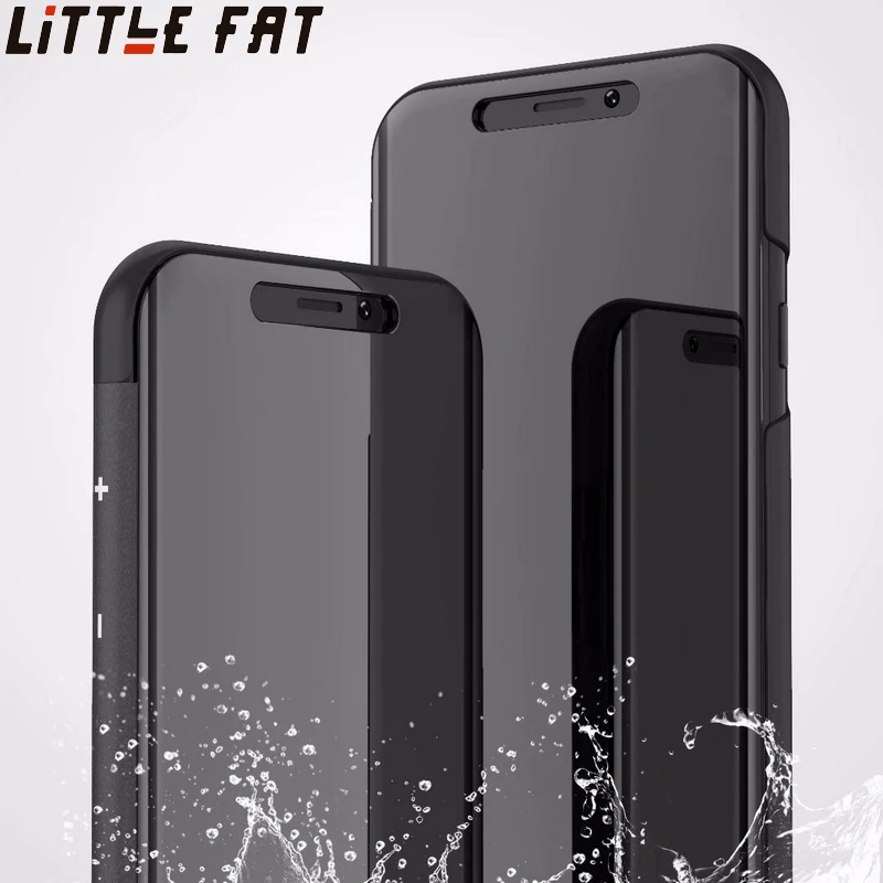 Прозрачный зеркальный флип чехол для телефона iphone 6s 6 7 8 Plus/XS MAX/XR 6Plus X 10 7Plus 5S 5SE