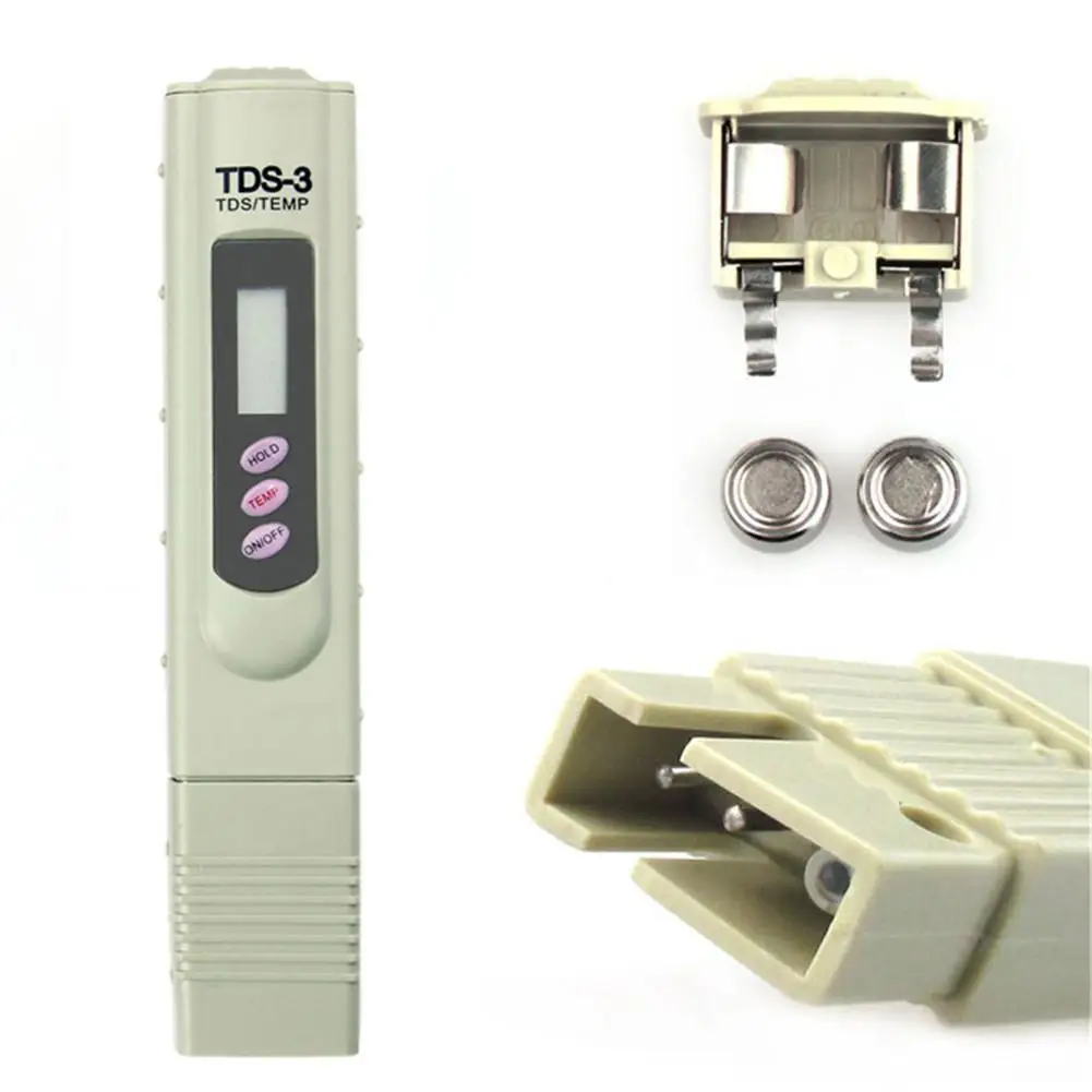 Цифровой тестер качества воды TDS-3 измеритель чистоты с ЖК дисплеем аксессуары