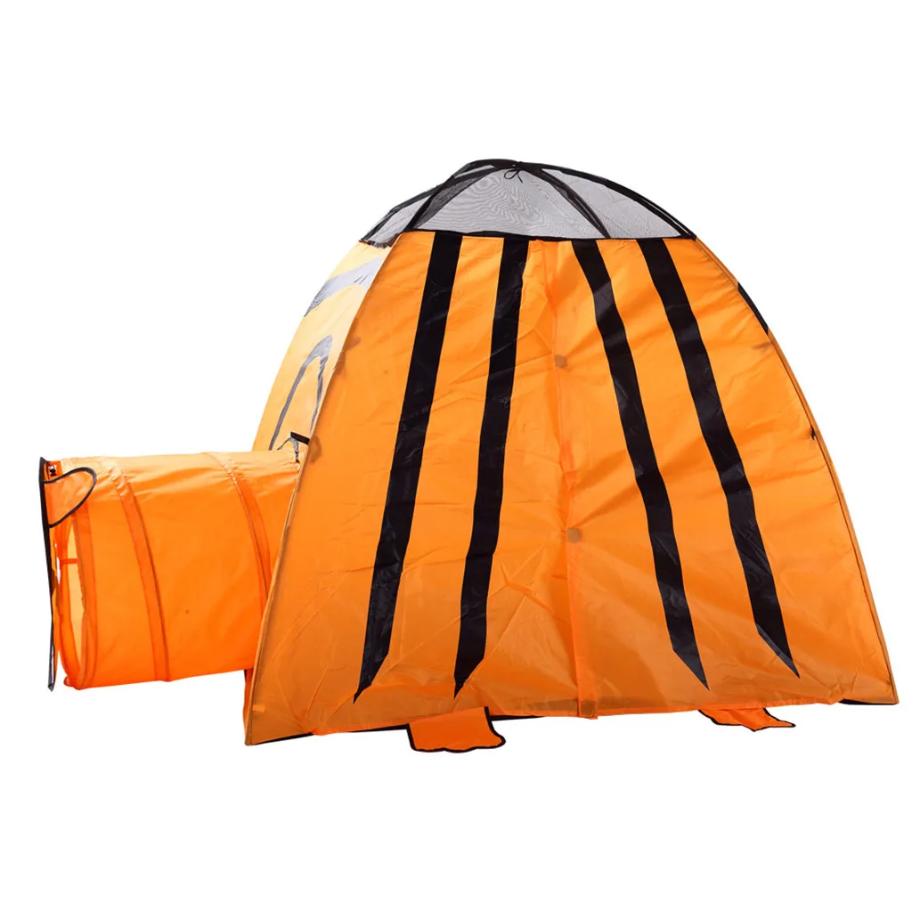 Play Tent For Kids Polyester Outdoor Toys Children Folding Tiger toy House for Boys Girls k422 | Игрушки и хобби