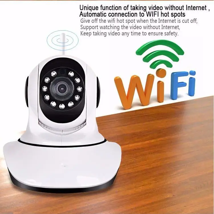 1280*720 P безопасности IP Камера видеонаблюдения HD сеть Wi Fi Беспроводной дома