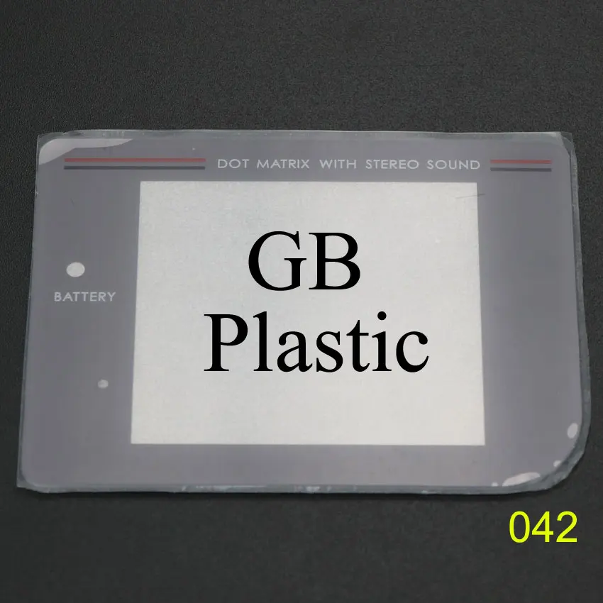 Пластиковый стеклянный экран YuXi для GB GBC GBA SP Gameboy улучшенная цветная Защита