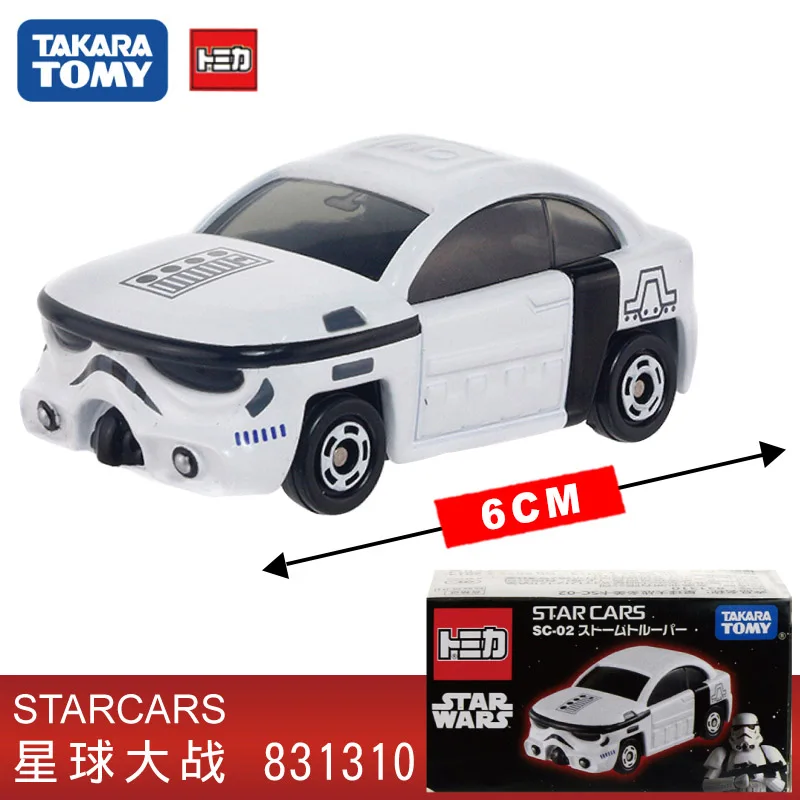 SC-02 Tomy Tomica автомобиль Звездные войны белый солдат черный солдат литые игрушки металлическая модель автомобиля - Цвет: SC-02