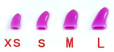 100 шт./партия 14 цветов мягкие колпачки для кошачьих когтей лапы контроля + 5 шт.