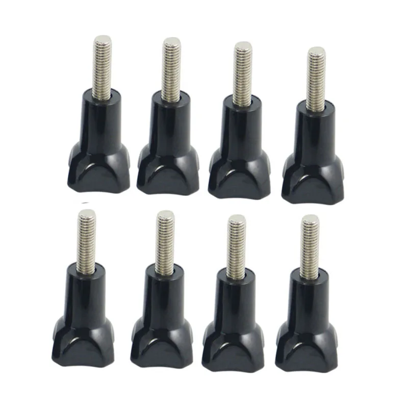 

Quality New Arrival for GoPro Accessories 8pcs/set Short Screw Bolt Nut for Xiaomi Yi for GoPro Hero 1 2 3 3+ 4 Screw Mount