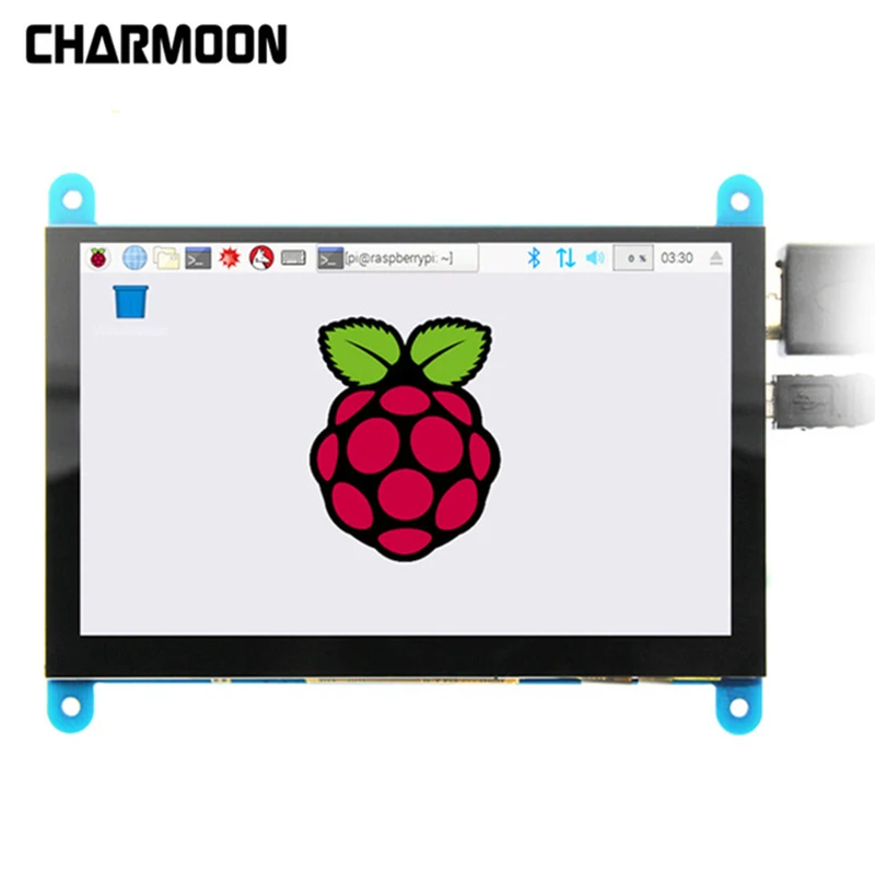 

Raspberry Pi 3 Model B + 5 дюймов 800*480 ЖК-дисплей HDMI HD емкостный ЖК-модуль USB 5-точечный сенсорный экран не требует драйвера