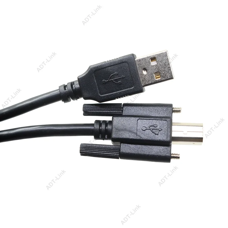 USB2.0 B Male Printer Interface Data Cable USB Type BM With screw locking For Machine Vision Industrial Camera | Электроника