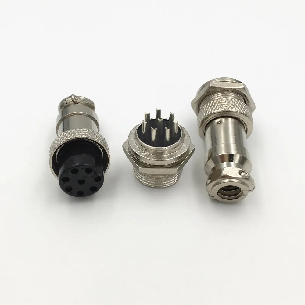 10 компл. GX16 Bulkhead авиационный разъем XLR 16 мм 2 3 4 5 6 7 8 9 контактный для крепления на