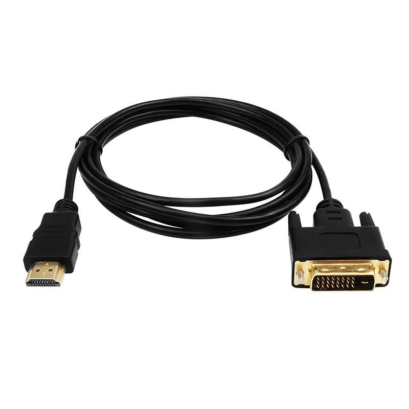 HDMI папа к DVI 24 + 1 D Мужской адаптер видео кабель позолоченный 1080P для HDTV плазменный