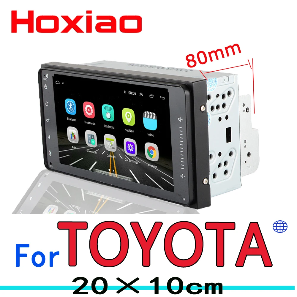 2 din Автомобильный Android для Toyota Camry/Vios/Corolla/Wish/Altis/450 плеер навигация 200*100 мм 7 дюймов