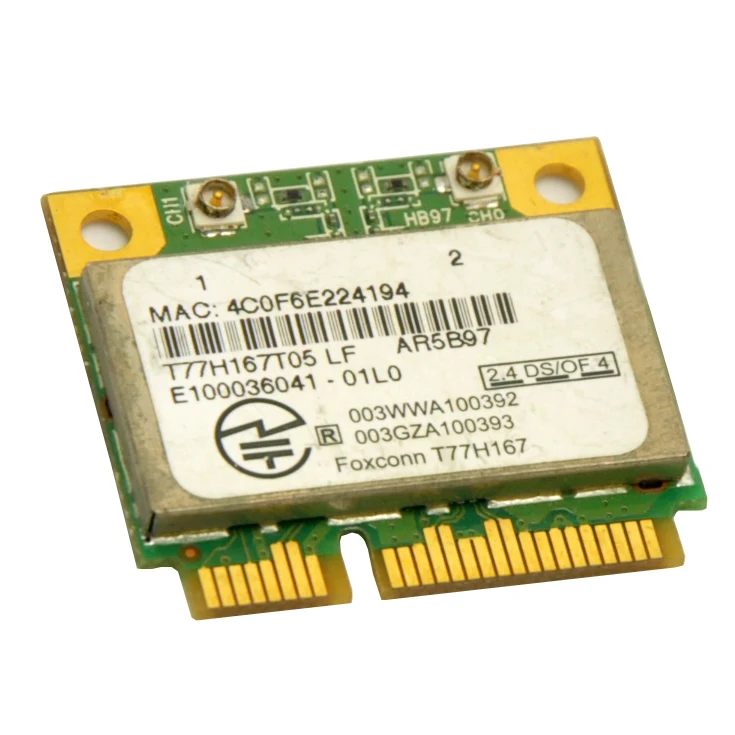 WTXUP для Atheros AR9287 AR5B97 802.11b/G/N 300 Мбит/с беспроводной половинной Mini Pci E Express Wi Fi адаптер