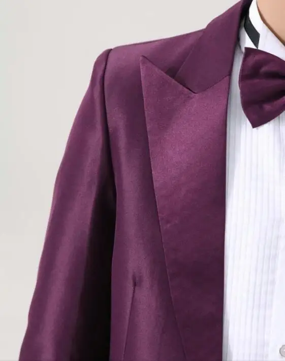 

Purple blazer men formal dress latest coat pant designs suit men costume homme terno trouser marriage wedding suits for men's