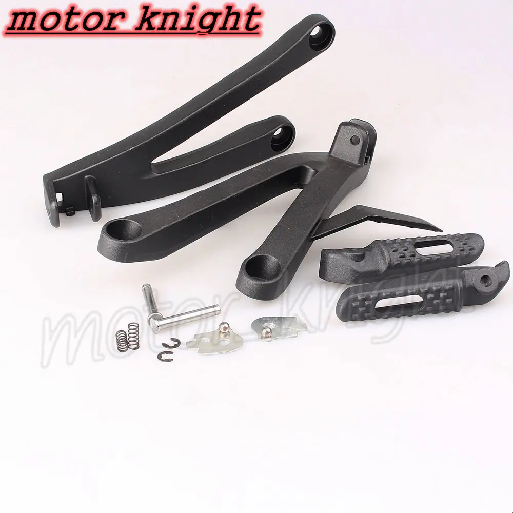 Черные колышки для пассажирских ножек Скоба подножка подходит CBR600RR F5 2007 2008 2009 2010