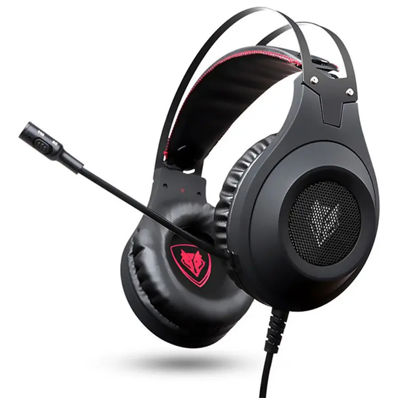 Black 3.5mm Nubwo N2 3,5 мм игровая гарнитура PC Gamer Bass Наушники с микрофоном для PS4 телефона N2U USB Игровые наушники с светодиодный для компьютера - Цвет: Black 3.5mm