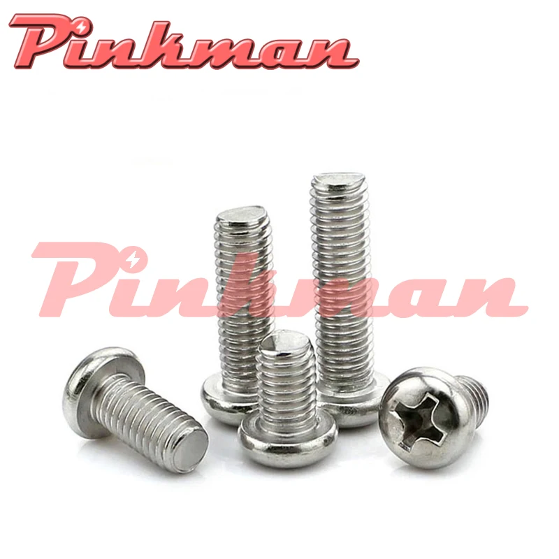 100 шт. M3 PM крест рекис Phillips с полукруглой головкой * 4/5/6/8/10/12/14/16/18/20/25/30/35/40/45/ 50/55/60/70/80