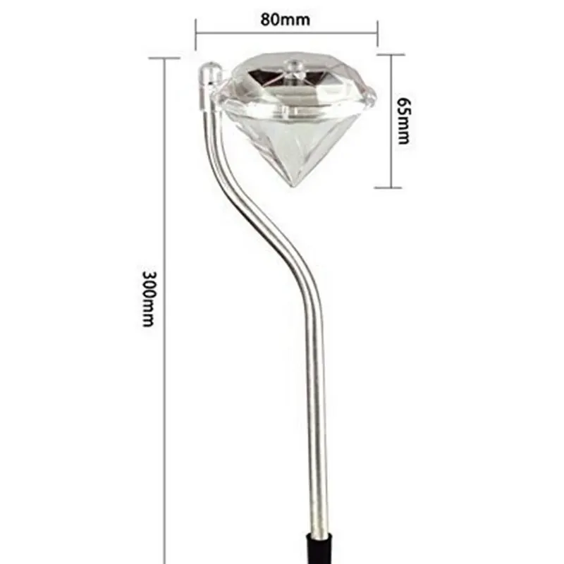 

Solar Power Diamond Shape LED Path Wall Landscape Mount Garden Fence Lamp Solar Garden Light Light Solar Lawn Light