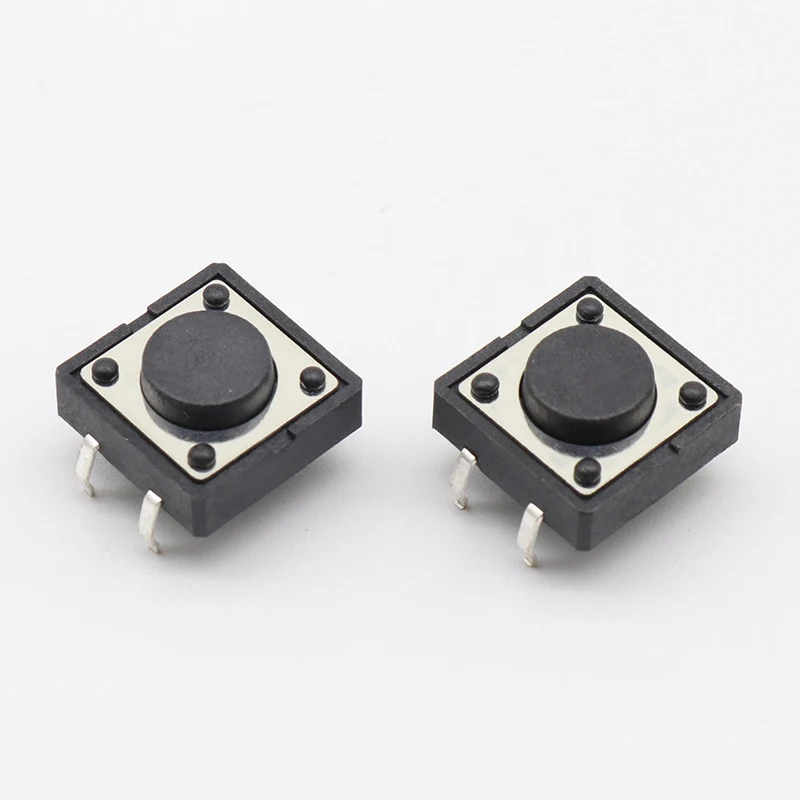 30 шт./лот 12x12x5 мм 4PIN SMT G82 тактильный тактовый кнопочный микро-переключатель