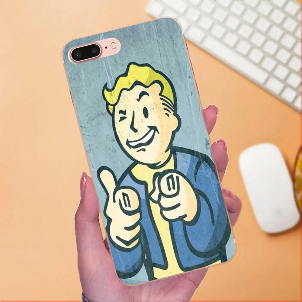 Мягкие ТПУ чехлы накладки черный остров студии игры Fallout для Samsung Galaxy Note 5 8 9 S3 S4 S5 S6
