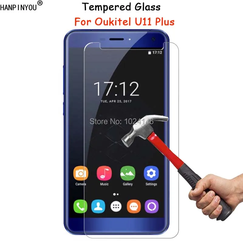 Прозрачное закаленное стекло для Oukitel U11 Plus + 5 7 дюйма ультратонкая