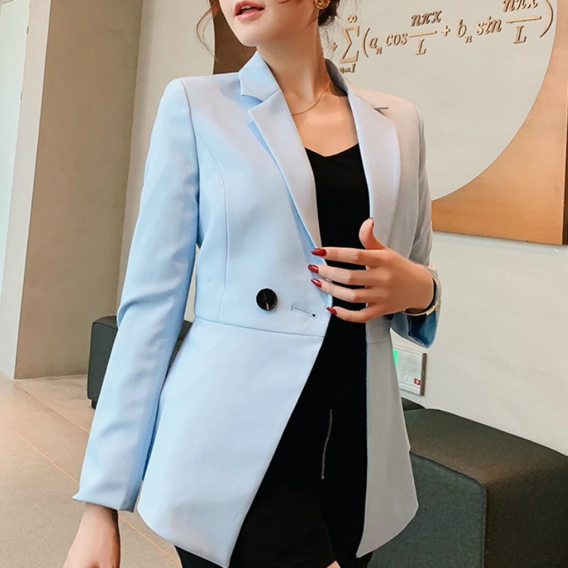 

chaquetas mujer 2019 autumn long sleeve jacket women office ladises women jacket 5022 80