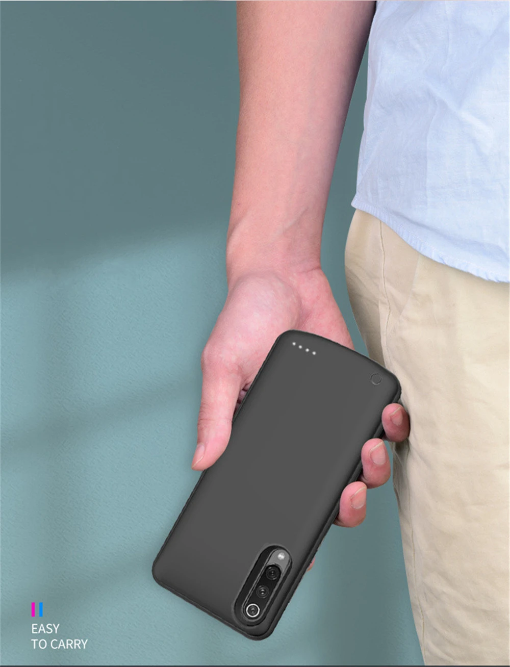 6500 мАч Power Bank зарядное устройство чехол для Xiaomi Mi 9 ультра тонкий телефона зарядки