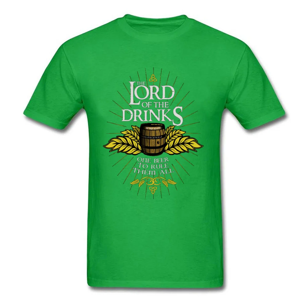 Футболка LORD OF DRINKS Мужская футболка с надписью «All Beer» Октоберфест Топы И Футболки с круглым вырезом черная одежда из хлопка винтажная рубашка - Цвет: Green