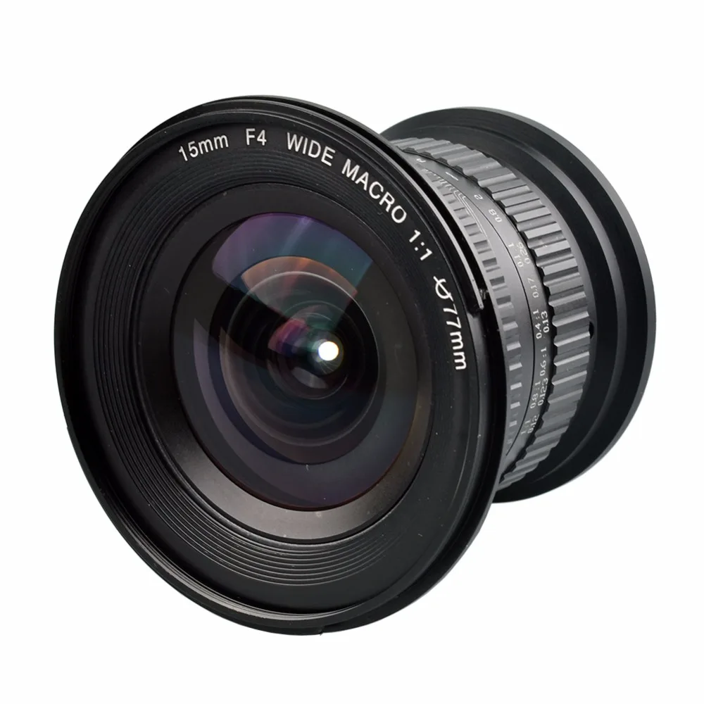 GloryStar 15 мм F/4 F4.0 F32 Ультра широкоугольный 1:1 макрообъектив для цифровых зеркальных