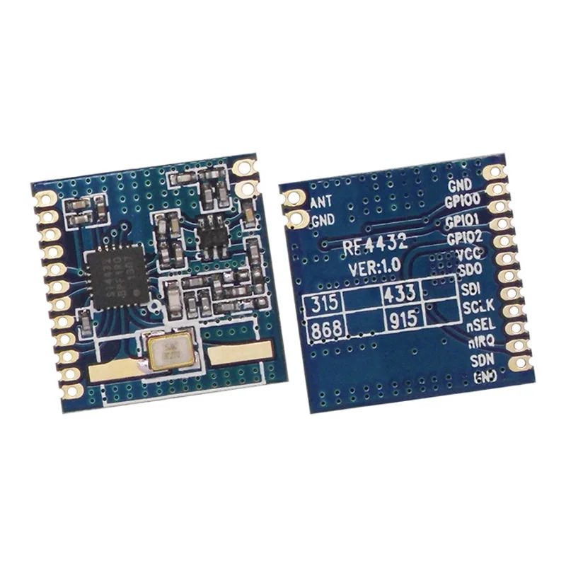 RF4432 использует кремниевые лабораторные Si4432 RF NiceRF модули трансивера в 433 МГц 1 ~ 20