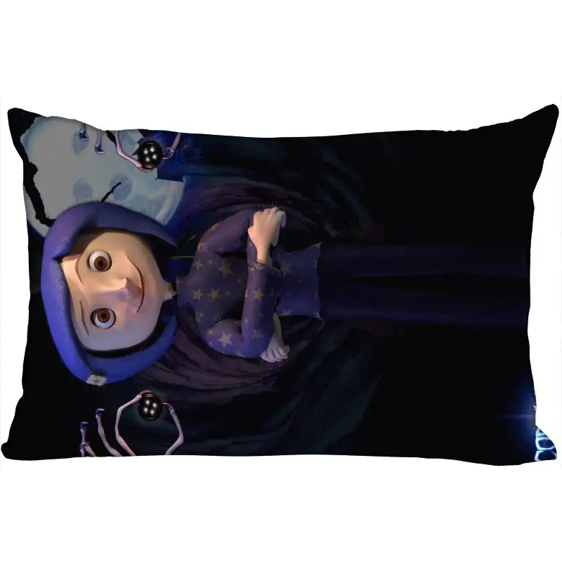 ShunQian Custom Coraline горячая распродажа Новое поступление прямоугольная декоративная Свадебные наволочки мягкая не выцветает наволочка индивидуальный подарок - Цвет: Pillow Case