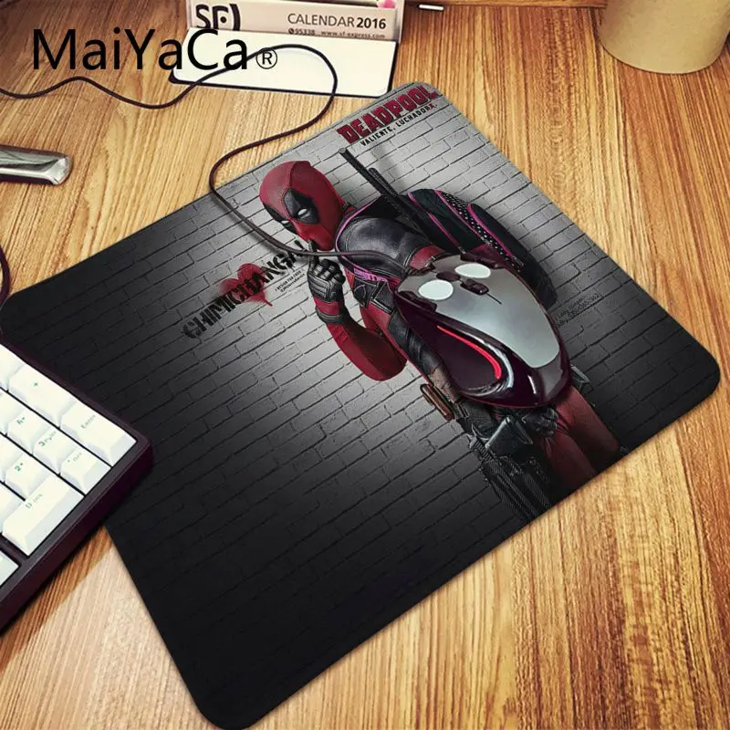 LockEdge 18x22cm MaiYaCa мой любимый Дэдпул full HD индивидуальные коврики для мышки ноутбук коврик для мышки в стиле аниме игровой коврик для мыши геймер игровые коврики - Цвет: LockEdge 18x22cm