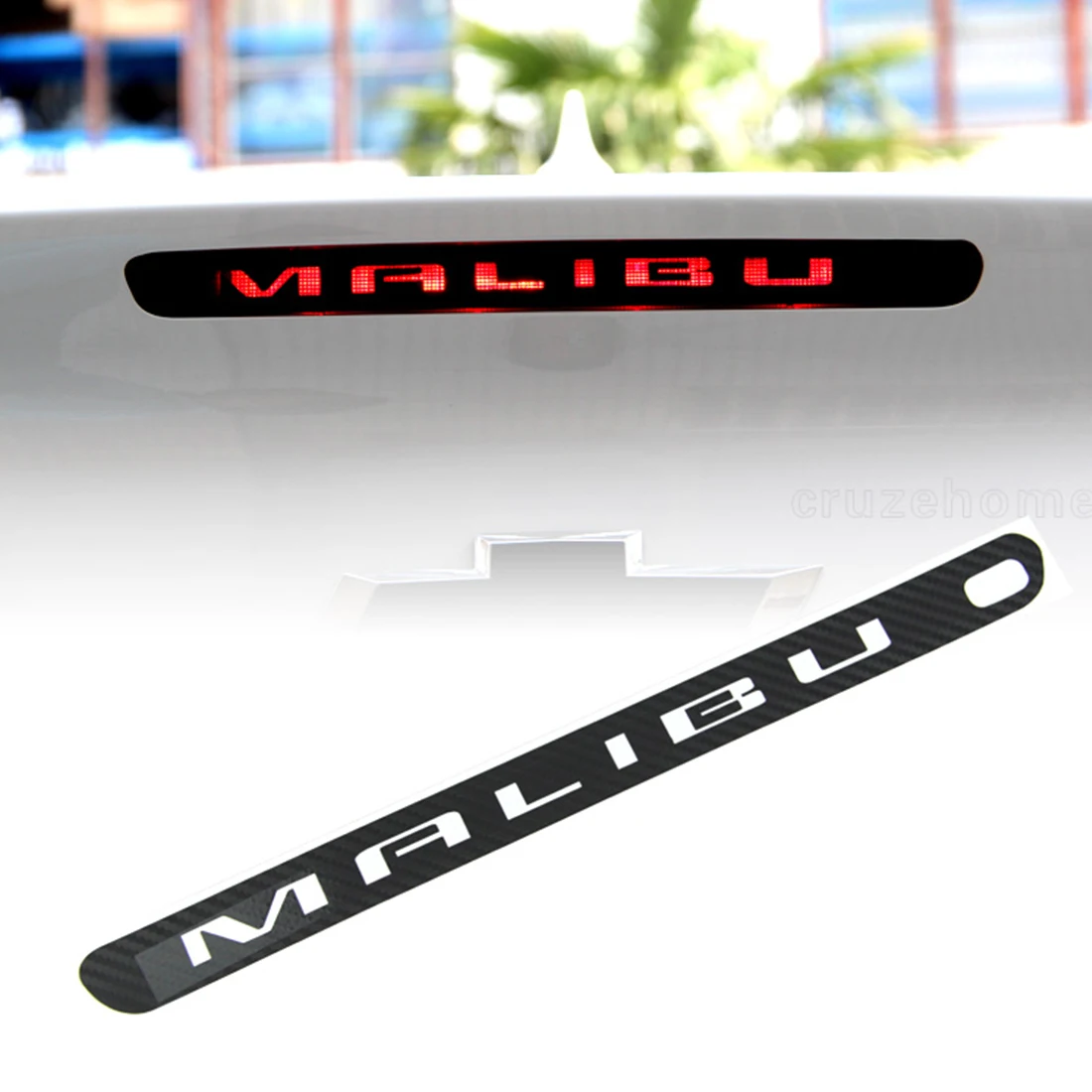 

Декоративное углеродное волокно для Chevrolet Malibu тормозной фонарь наклейка