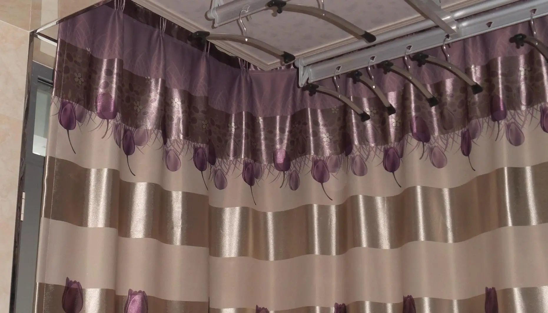 90 - степень U / л рейку электрической занавес трек градусов направляющего у