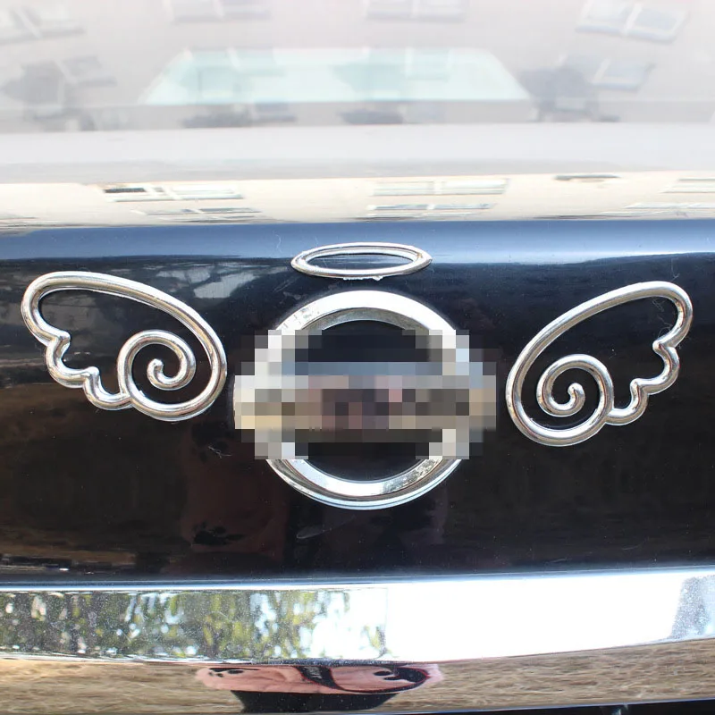 2 компл. крыло Ангела наклейки логотип автомобиля личность украшения