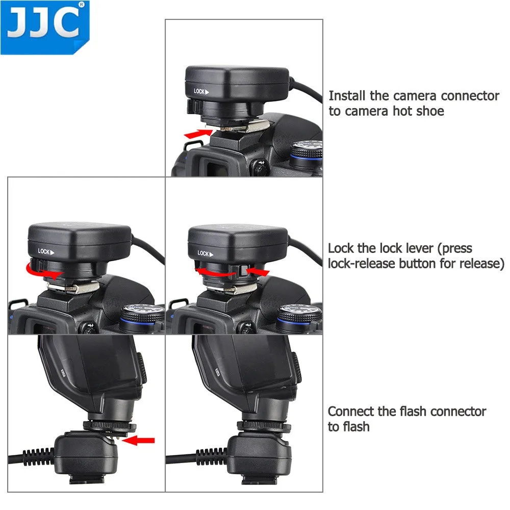 Кабель вспышка JJC для обуви с TTL 1 3 м кабель Pentax фотовспышки функцией моделей FC P3