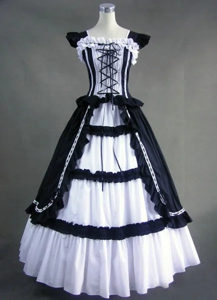 

medieval lolita dress fly sleeve lace falbala victorian dress kawaii girl gothic dress palace loli cos vestido lolita sweet op