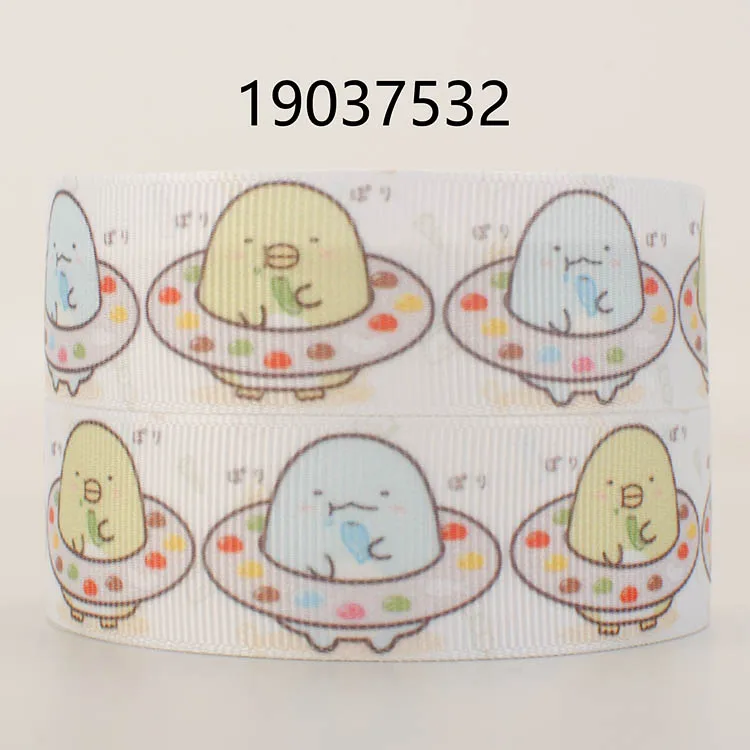 50 ярдов Японский мультфильм Sumikko гураши ленты напечатанные grosgrain ленты 19037531 - Цвет: 19037532