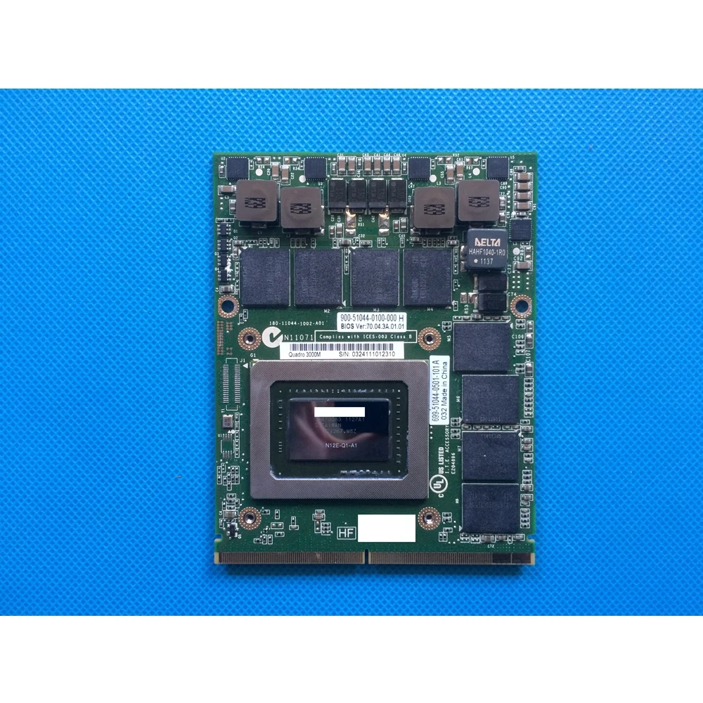

RDJT7 0RDJT7 CN-0RDJT7 Подлинная новая видеокарта Quadro 3000m 2GB для Dell Precision M6600