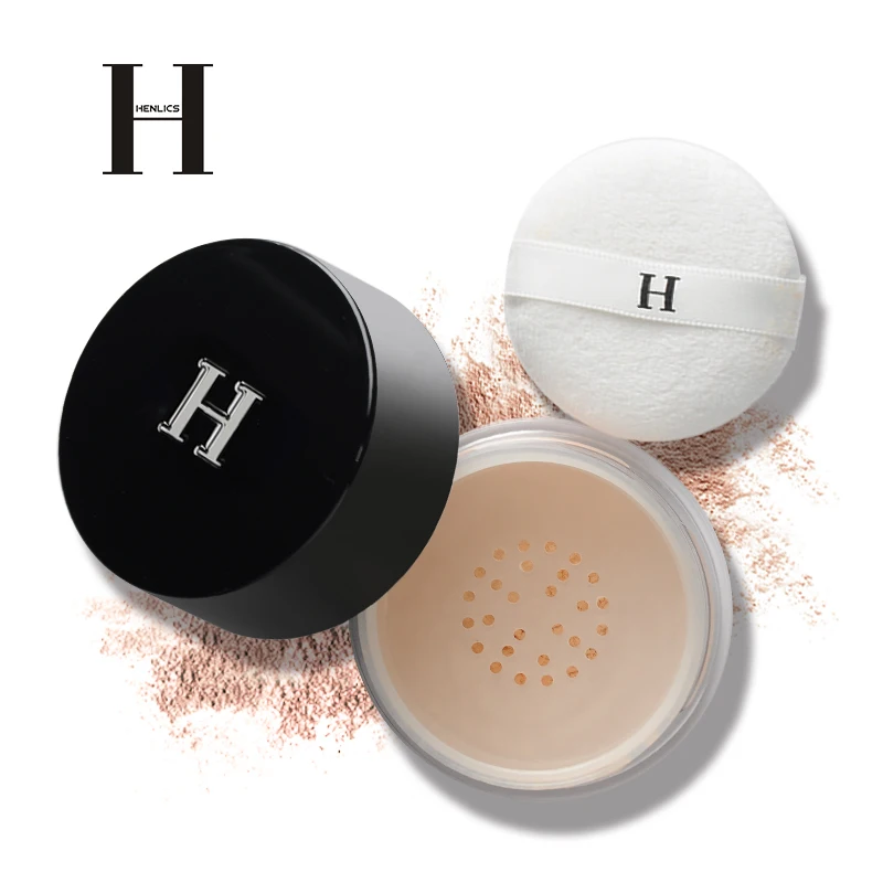 HENLICS новая рассыпчатая пудра для лица макияжа основа контроль жирности матовая