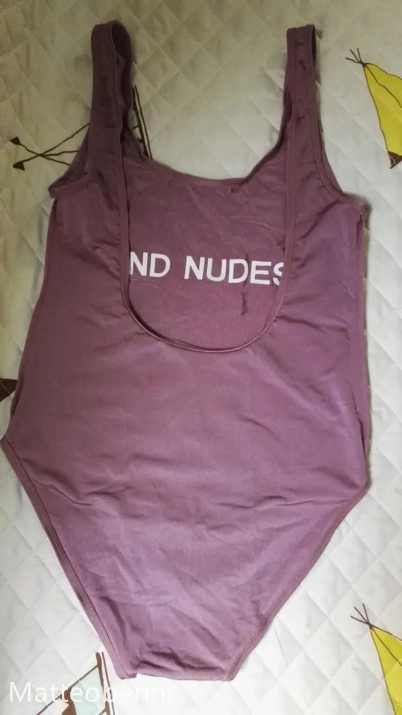 Слитный купальник с забавными надписями SEND NUDES 2018 сексуальный женский купальный