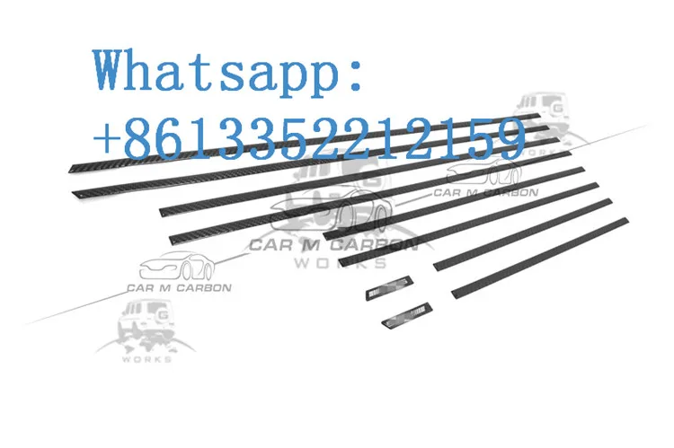 G class W464 g63 g65 A style side molding trim kit for W464 carbon fiber material side molding trim