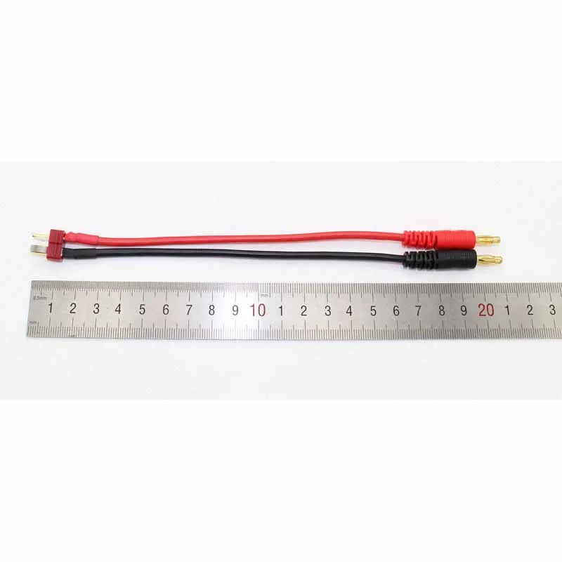 T Deans штекер 4 мм банановый разъем RC соединительный кабель 14 AWG силиконовый провод