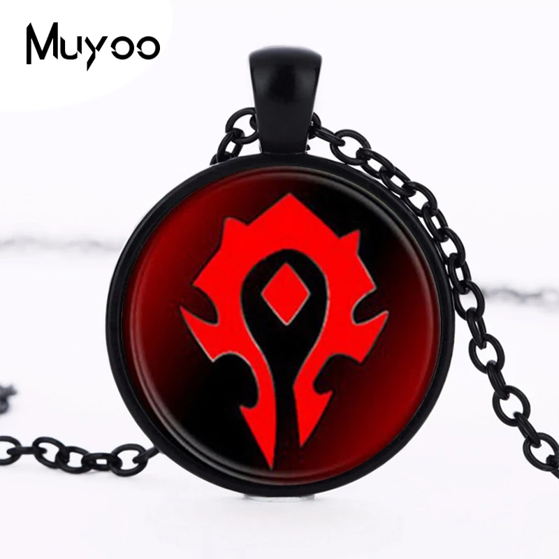 Стимпанк WoW World of Warcraft Hearthstone круглый кулон ожерелье стекло Доктор Кто Женщины Мужские Винтажные игры цепи игрушка HZ1