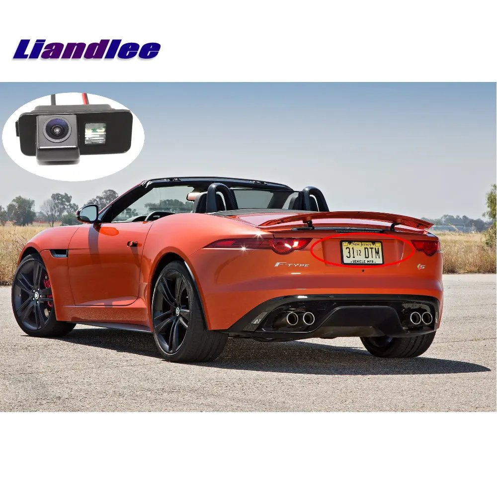 Liandlee для Jaguar F-Type XF X250 XK XJ 2012-2015 Автомобильная камера заднего вида резервная