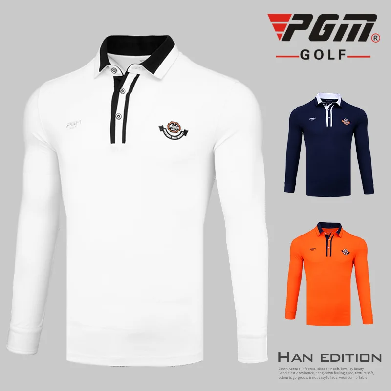 Мужская футболка с длинными рукавами PGM Golf быстросохнущая для мужчин размер M XXL