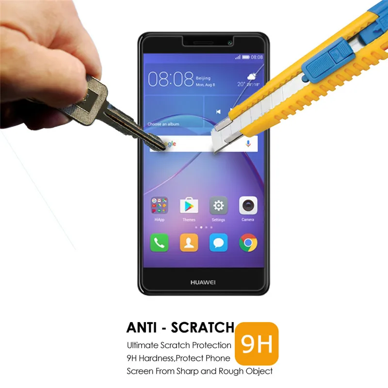 Закаленное стекло 9H для Huawei GR5 2017 оригинальная Высококачественная защитная