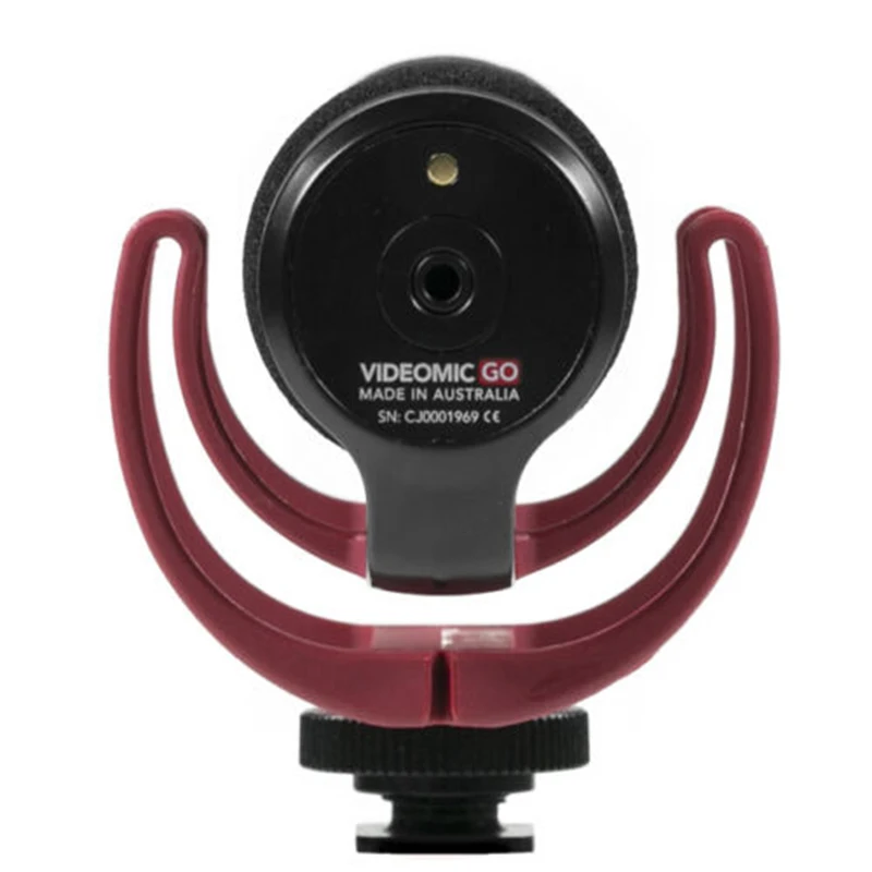 Foleto микрофона VideoMic Go видео Камера MIC Регистраторы ручной проводной 3.5 мм для Canon