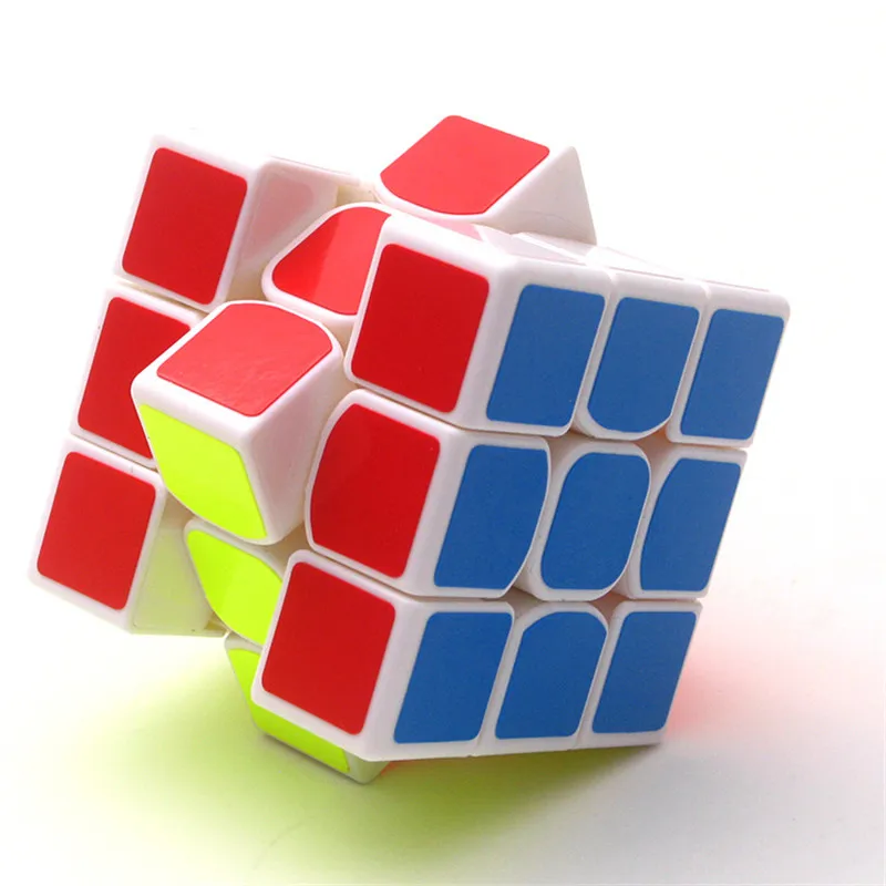 Новые 3 x3x3 шесть цвет Интеллектуальный Магический кубик конкурс скорость