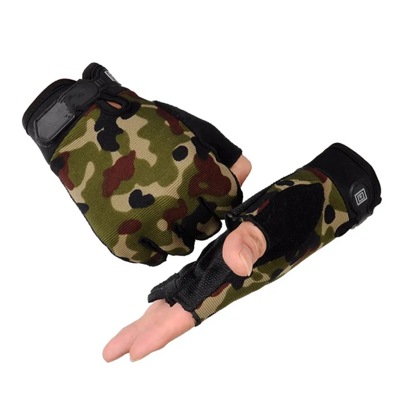 Милитари, камуфляжная Мужская перчатка, Военный полицейский солдат, пейнтбол, перчатки с половинкой пальцев, мужские спецназ, бои, стрельба, велосипедные перчатки