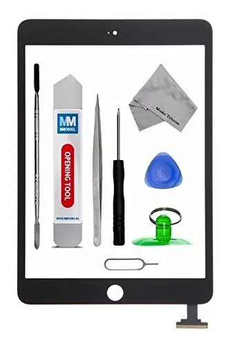

For IPAD mini 3 Digitizer Touch Screen Display Glass assembly - Incl flex + Camera Holder + Pre Installed adhesive Sticke