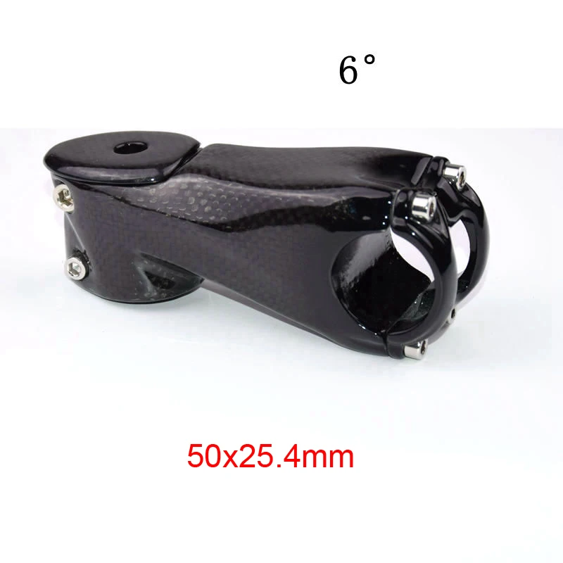 25.4x50mm Новинка, горный велосипед, 3 k, полностью из углеродного волокна, углеродный дорожный велосипед с верхней крышкой, 6, 17 градусов, 31,8/120x50-мм - Цвет: 25.4x50mm
